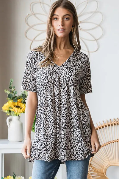 SANDIE V Neck Top