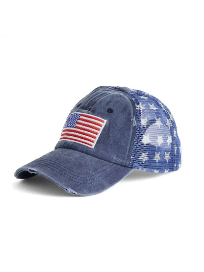 USA FLAG MESH CAP