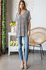 SANDIE V Neck Top