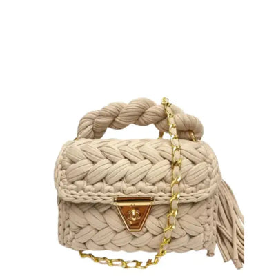 Woven  Bella Ivory Bag / Crossbody