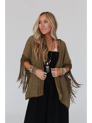 Angie Macrame Fringe Duster