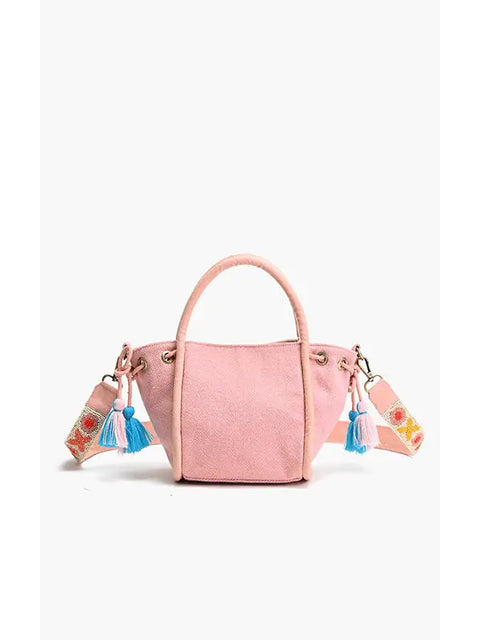 America & Beyond Pink Petals Tote -Treasure