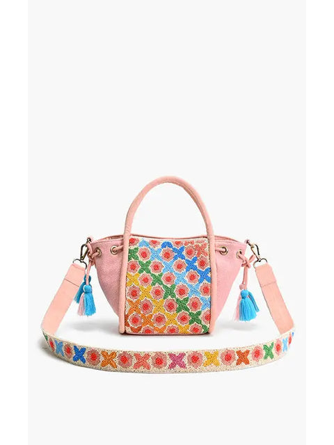 America & Beyond Pink Petals Tote -Treasure