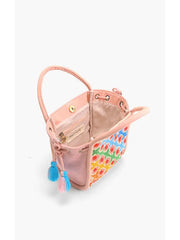 America & Beyond Pink Petals Tote -Treasure