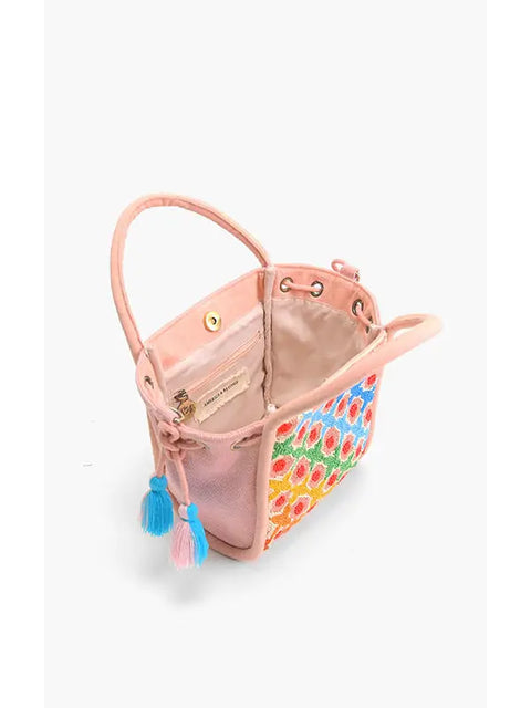 America & Beyond Pink Petals Tote -Treasure