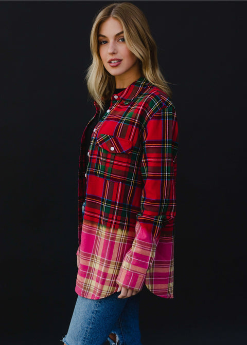 Helena Plaid Flannel Shirt