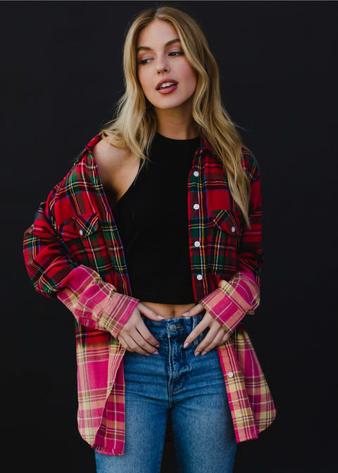 Helena Plaid Flannel Shirt