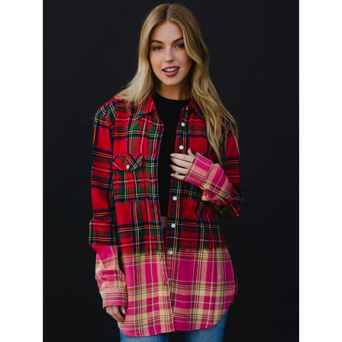 Helena Plaid Flannel Shirt
