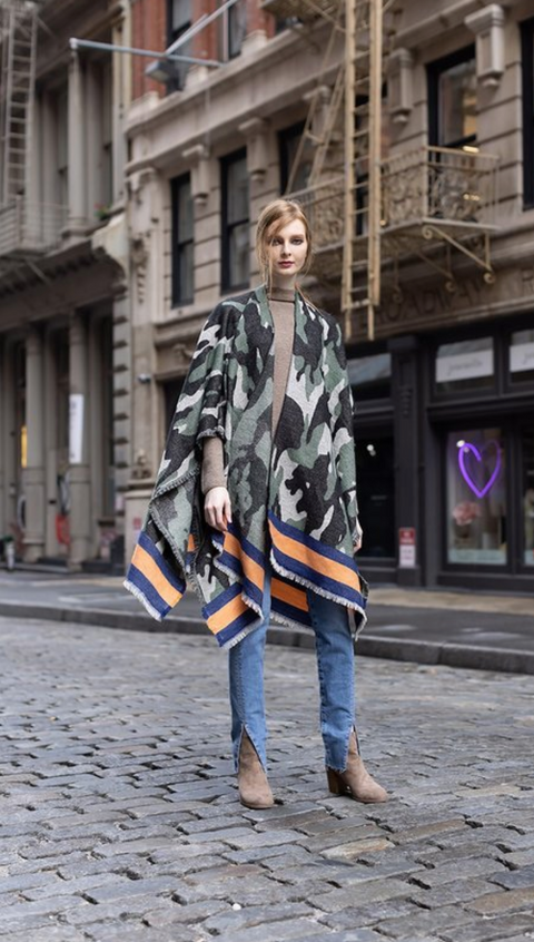 Designer Camo Kimono
