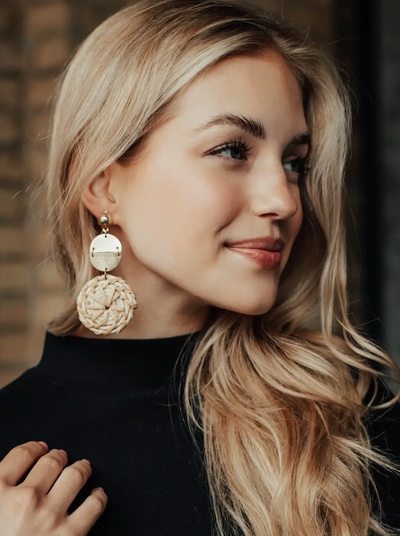 Basket Weave Earrings
