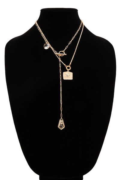 Messy Sexy Angie  Gold Necklace